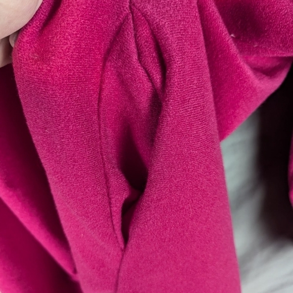 VINTAGE nightgown Intimate Moods in bright pink size large pockets and snaps - Picture 9 of 10